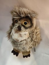 Leosco Uni Toys Eule Uhu Vogel schmusetier Stofftier Kuscheltier 17cm TOP
