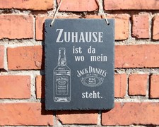 SCHIEFERTAFEL "ZUHAUSE IST DA