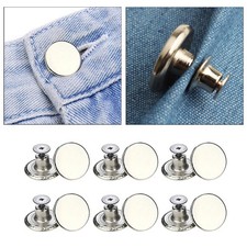 12x 17mm Metall Snap Jeans