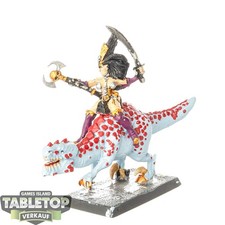 Dark Elves - Mounted Sorceress klassisch - bemalt