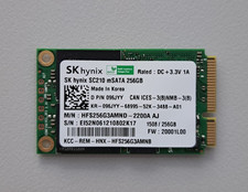 SK Hynix 256GB SC210 mSATA SSD Hfs256g3amnd-2200a AJ 096jyy