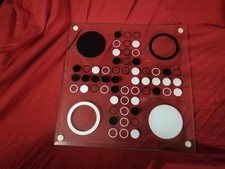 Mensch ärgere dich nicht, aus Glas, ohne Figuren