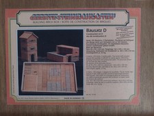 Gerbitz Steinbaukasten Bausatz D, Turm Tiergehege, Gebrannte Tonziegel