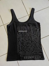 HEBBEDING Top/Shirt schwarz mit Buchstaben-Print Gr. 1