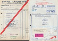 WUPPERTAL-BARMEN, Rechnung 1939, Seifen- u. Glycerin-Fabriken Aug. Luhn