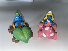 Schleich Schlumpf Figuren Im Auto - Set