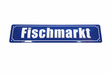 FISCHMARKT Hamburg Schild