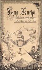 Kneipe Plakat Entwurf