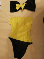 Badeanzug und Bikini in einem -Gr 2 (M ) 38 -40 -Vintage-Rasurel Paris NEUWERTIG