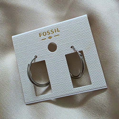 Fossil ohrringe creolen - fossil,