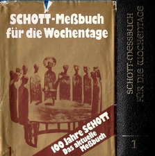 Schott messbuch wochentage - messbuch,
