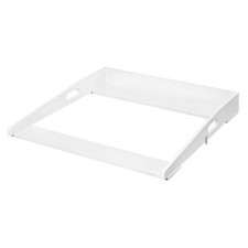 Wickelaufsatz universal für Kommode mit Seitenwänden 70x10x75 cm Weiß WT016ws70