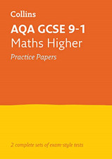 AQA GCSE 9-1 Maths Higher Practice Test Papers (Collins - Paperback / softback N