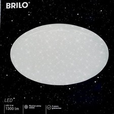 Briloner BRILO LED Deckenleuchte rund 28 cm Sternenhimmel