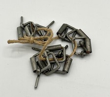 10 Verschlüsse für Schnallen, Rucksäcke Taschen, Alu / 2. Weltkrieg ?