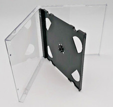 ? 2 x Leerhülle DOPPEL-CD JEWELCASE Buchform + Trays f. je 2 CD/DVD/Blue-Ray ?