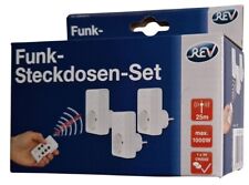REV Funk Steckdosen Set weiß