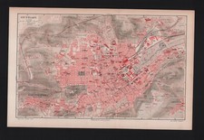 Landkarte 1894: Stadtplan