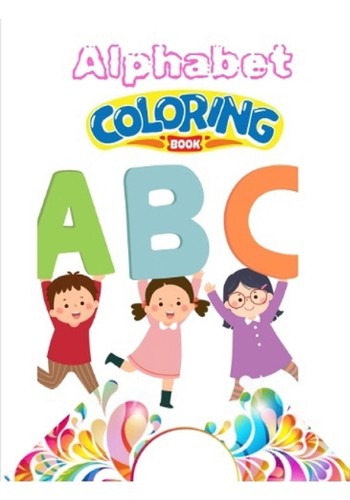 Alphabet coloring pages - pages, by