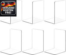 Acryl Buchstütze für Regale