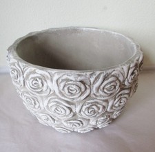 Übertopf Schale Beton grau