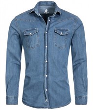 Rock Creek Herren Jeanshemd