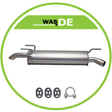 Auspuff Endschalldämpfer Opel Astra F CC 1.4 1.6 1.7TD mit Montagesatz