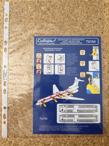 Siberia airlines 154 safety - tu,