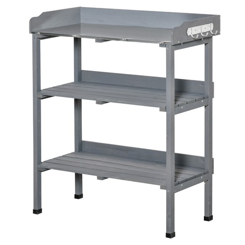 Pflanztisch mit metall - pflanztisch,