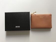 BOSS BY HUGO BOSS EXPERIENCE PORTEMONNAIE WALLET GELDBÖRSE IN COGNAC CAMEL NEU