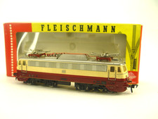 DB  Elektrolok BR 112 rot/beige   - Fleischmann  HO Lok 4336  -  #860  #E  gebr.