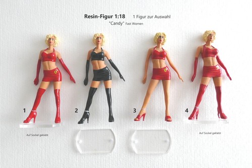 Resin 1 bemalte figur - 1:18,