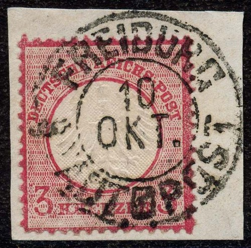 Reich 9 gestempelt mit - d.,
