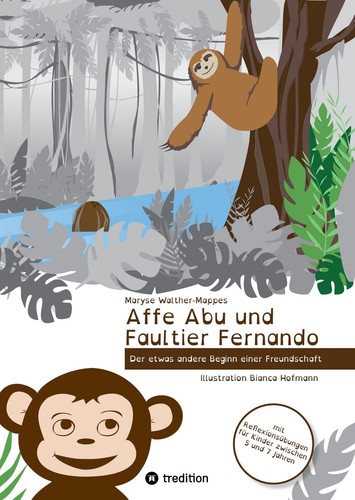 Affe abu und faultier fernando - abu,