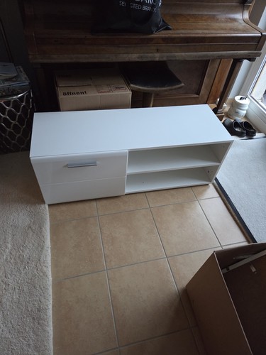 Sideboard weiß glänzend - weiß,