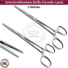 2x Arterienklemme Kelly Zange