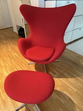 Egg -Chair von Arne Jacobsen/Fritz Hansen -mit Hocker - aus 1.Hand / 2022
