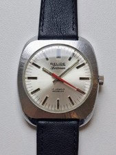 Relide Sportsman Handaufzug Vintage Uhr 17 Jewels Incabloc Herren Armbanduhr