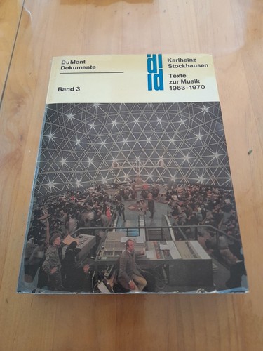 Karlheinz stockhausen texte - stockhausen,