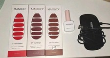 Maniko Starter Set, UV Gel Strips ,UV Lampe und Nagelremover Serum