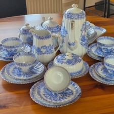 Tiefenfurt Echt Tuppack China Blau - Kaffee-/Teeservice für 6 Personen