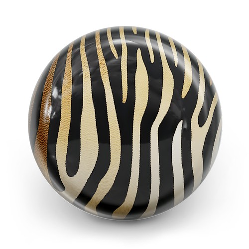 Bowling ball otb zebra - ball,