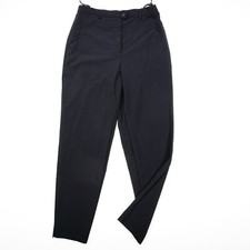 HIRSCH Damen Hose Gr. 40 schwarz, Businesshose, Schurwolle, elegante Stoffhose