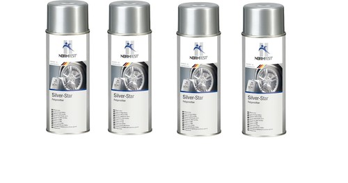 Normfest lackspray silver - 4x,