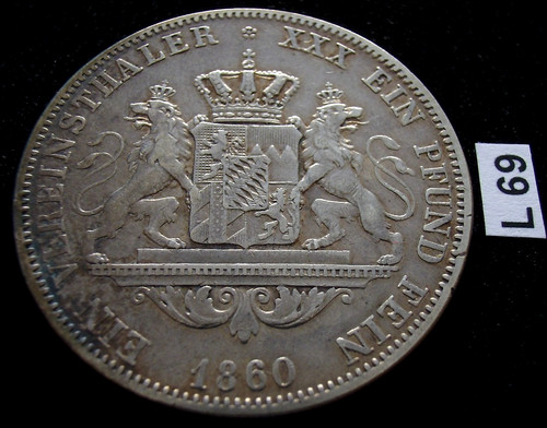 Bayern vereinstaler 1860 - vereinstaler,