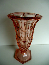 Alte Kristall Vase mit feinem Schliff