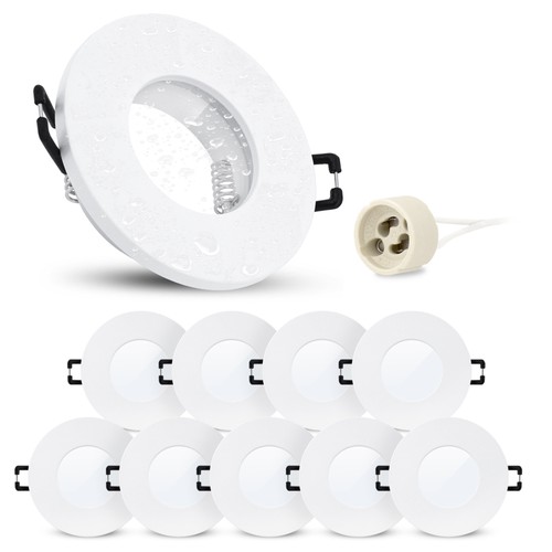 10x einbaustrahler rahmen - 10x,