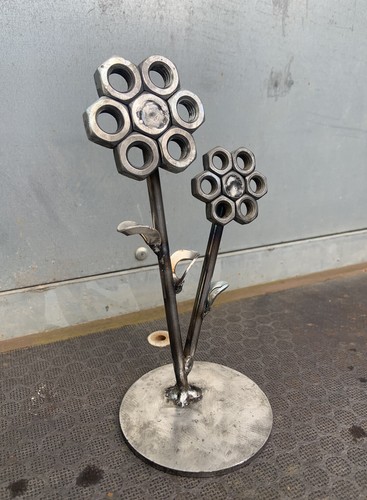 Metall blume altmetall kunst - metall,