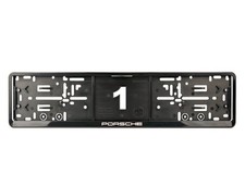 2x Porsche Kennzeichenhalter