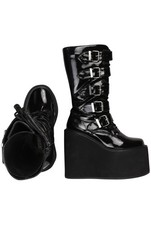 Demonia Stiefel Damen Boots Damenstiefel Winterschuhe Gr. EU 36 Schwarz #3ppvpm7